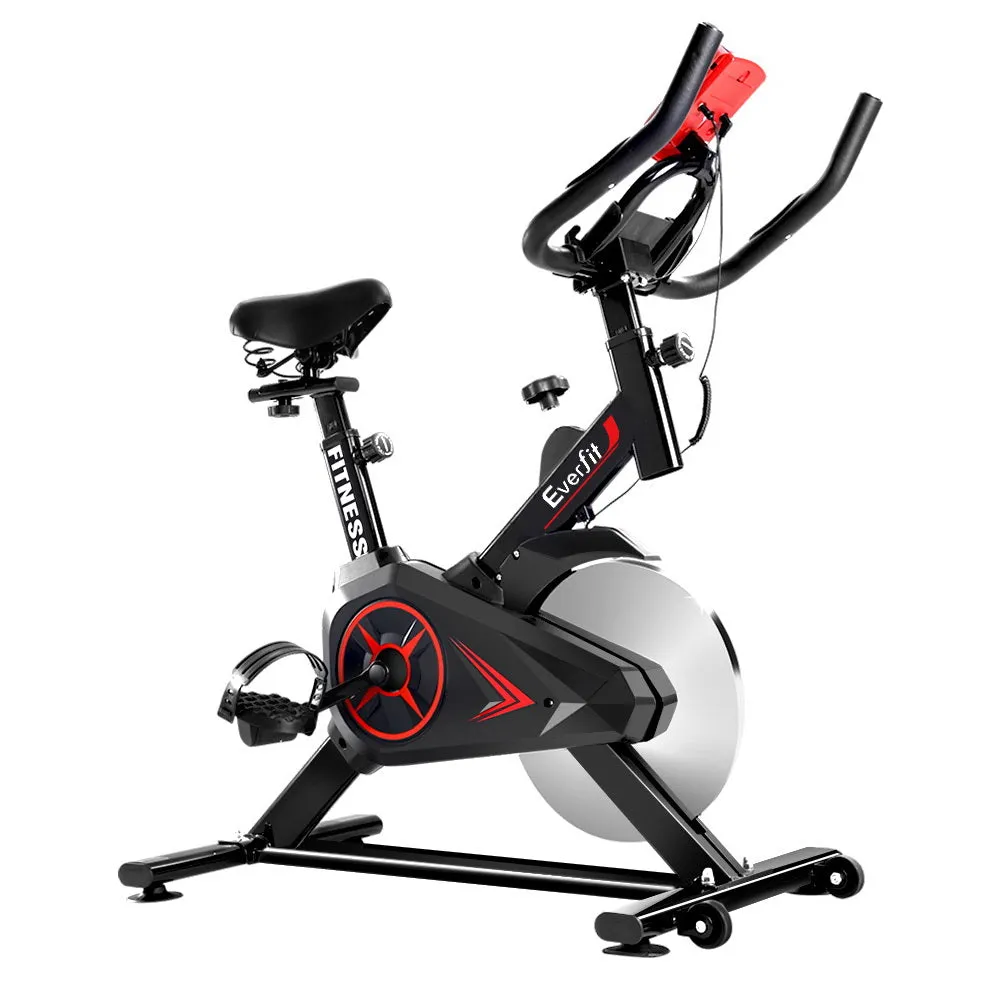 Adjustable Spin Bike 10KG Flywheel LCD Monitor - Everfit