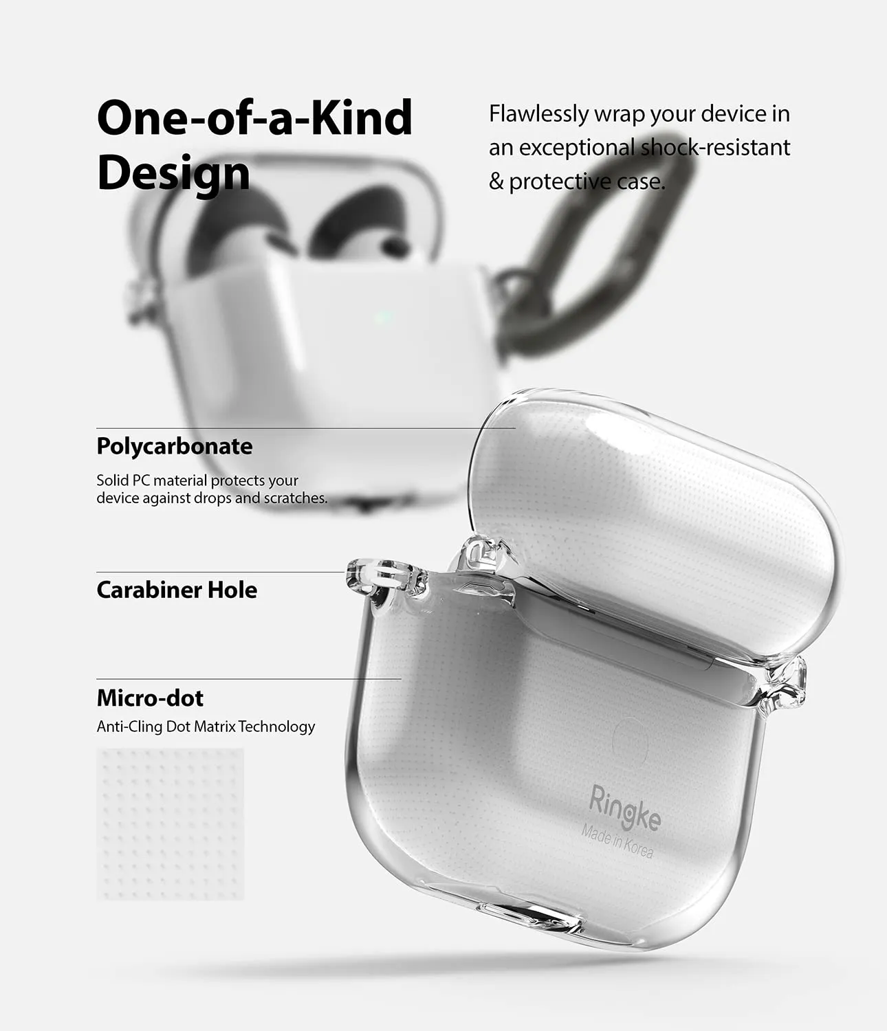 Apple AirPods 3 (2021) Case | Hinge - Clear