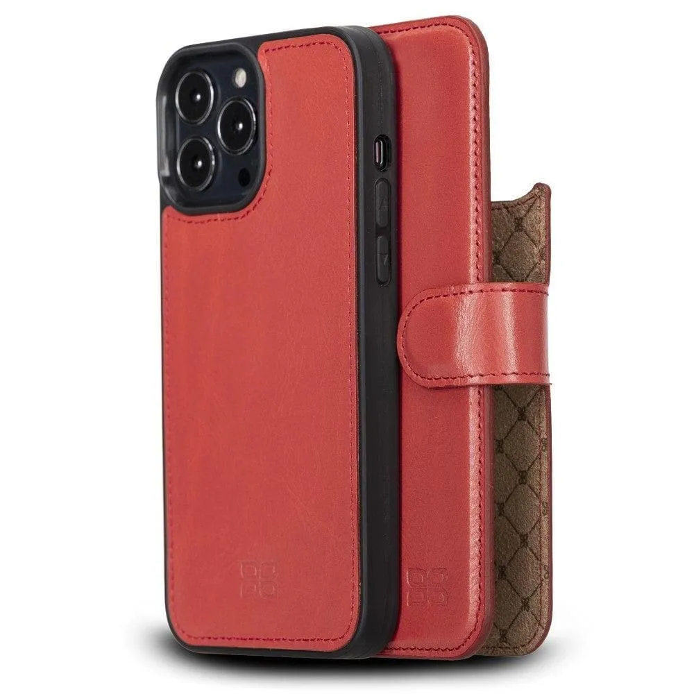 Apple iPhone 13 Series Colorful Detachable Leather Wallet Case - MW