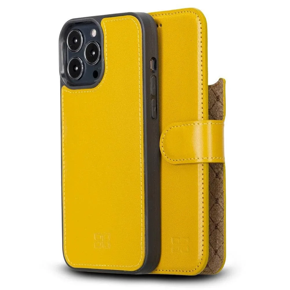 Apple iPhone 13 Series Colorful Detachable Leather Wallet Case - MW