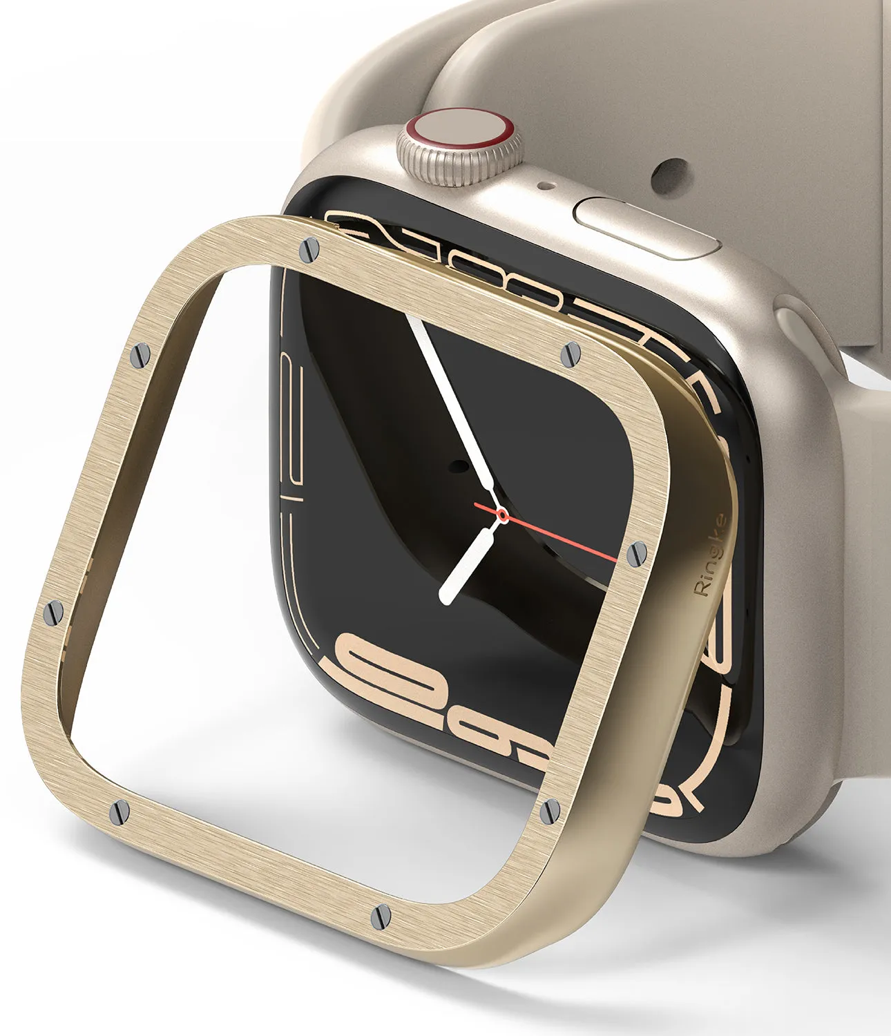 Apple Watch Series (41mm) | Premium Bezel Styling Hairline Bolts Design