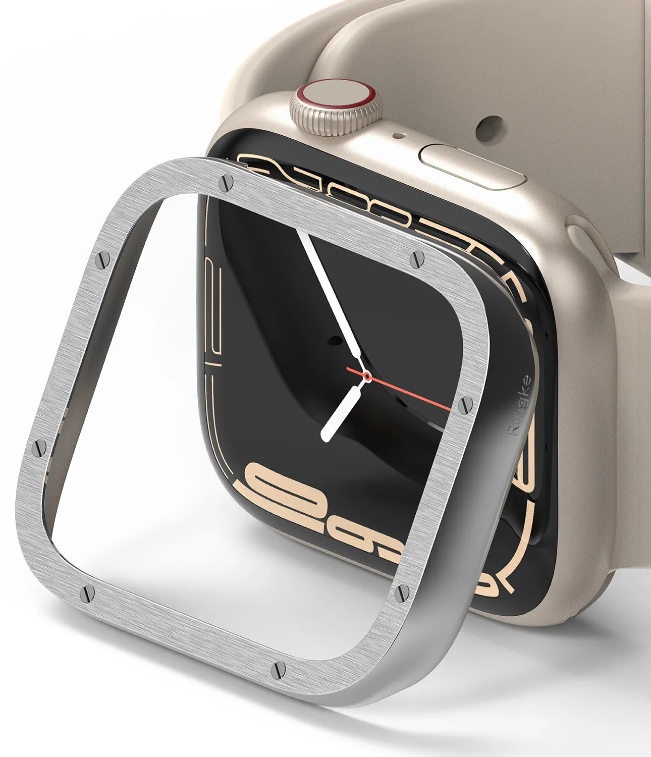 Apple Watch Series (41mm) | Premium Bezel Styling Hairline Bolts Design