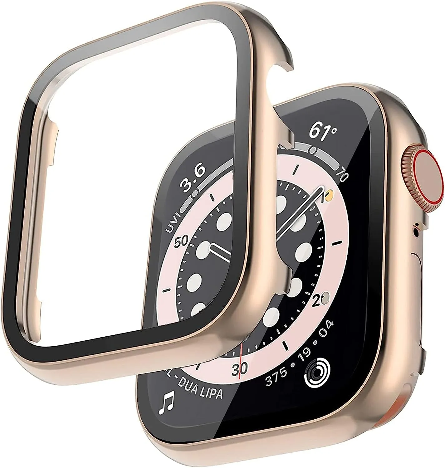 Bumper Case with Screen Protector for Apple Watch- Matte Finish