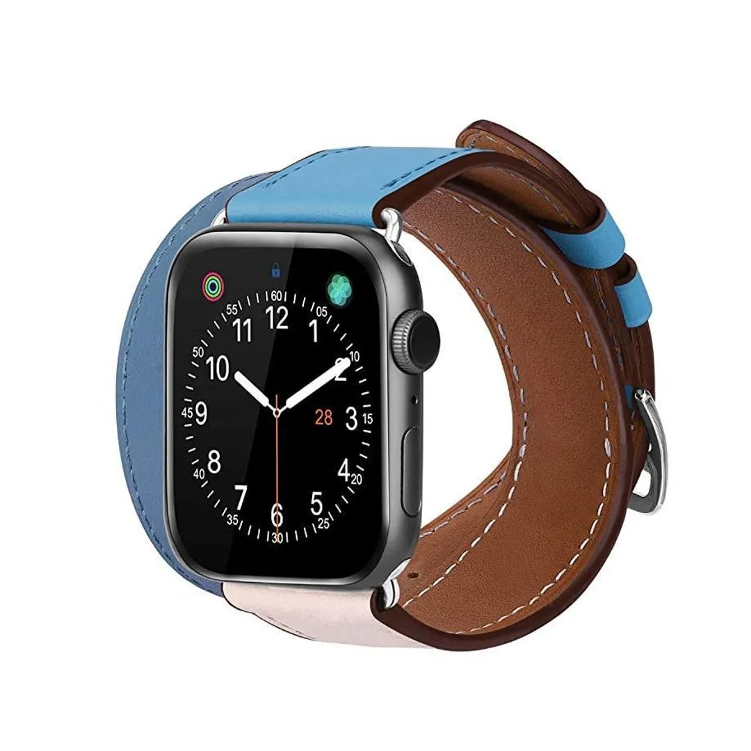 Double Tour Soft Leather Watch Strap