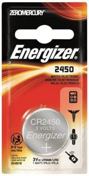 Energizer Battery 3V Lithium 2450