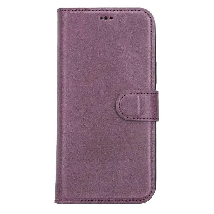 Gary Detachable Leather Wallet Case For Apple IPhone 13 Series (Set of 2)