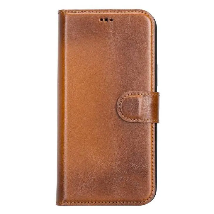 Gary Detachable Leather Wallet Case For Apple IPhone 13 Series (Set of 2)