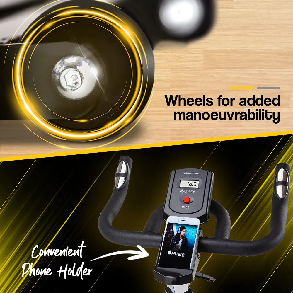 Heavy Flywheel Spin Bike with LCD Console - PROFLEX