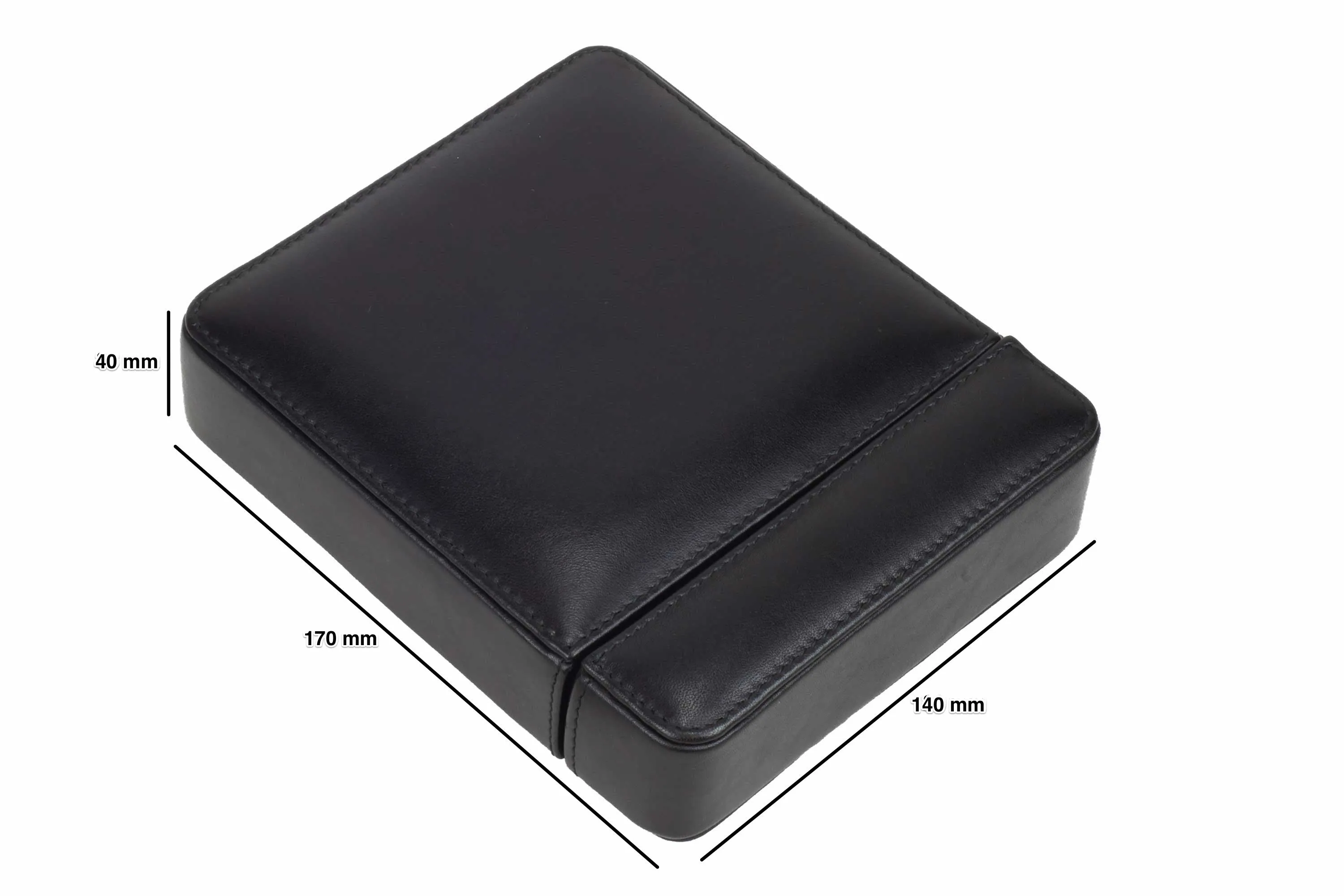 Italian Leather Travel Watch Box | Double