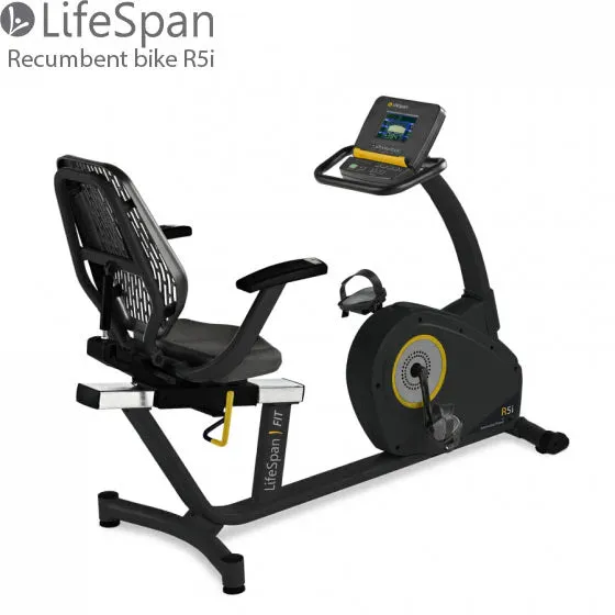 LifeSpan Fitness Light-Commercial Recumbent Bike R5i Self-Generating