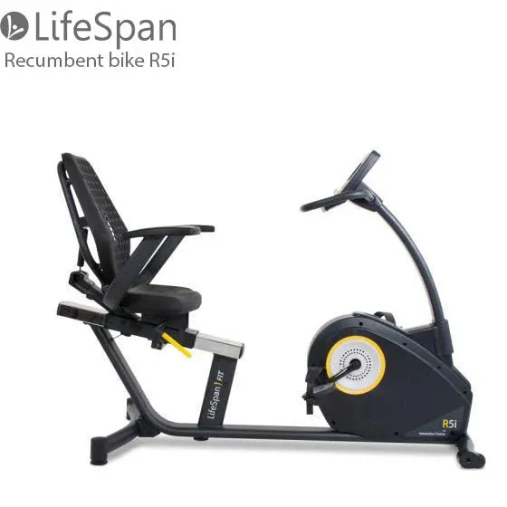 LifeSpan Fitness Light-Commercial Recumbent Bike R5i Self-Generating