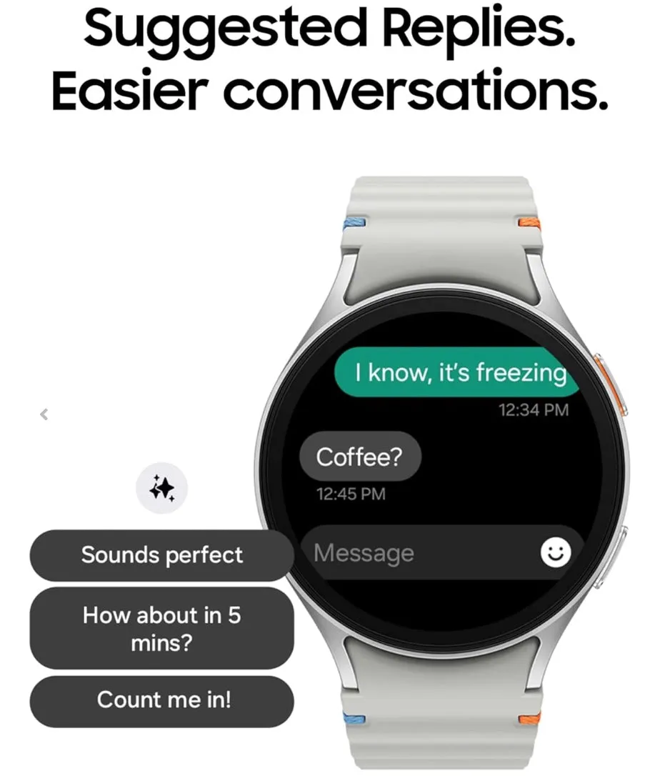 <div style="font-size:80%">Samsung Watch 7<br>(40mm/Bluetooth)</FONT></DIV>