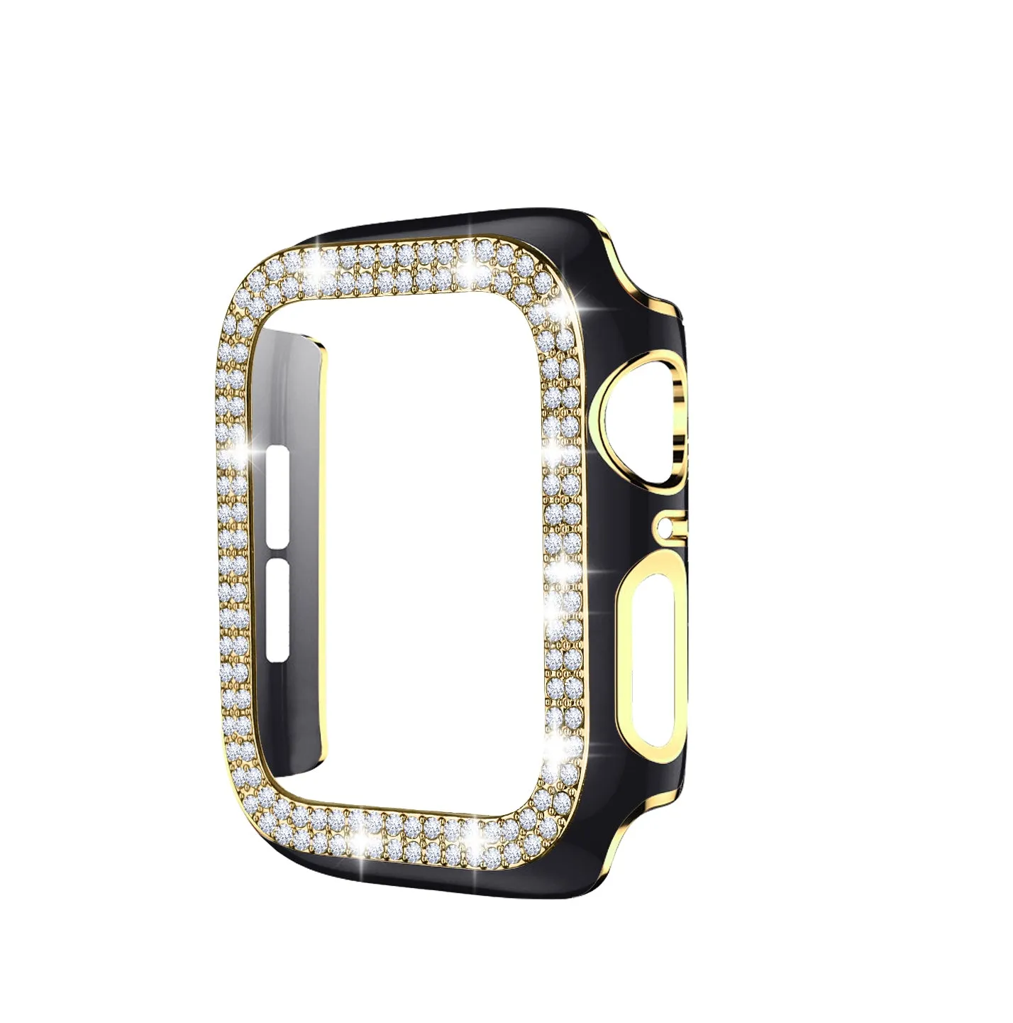 Stylish Bling Bumper Case for Apple Watch-Black