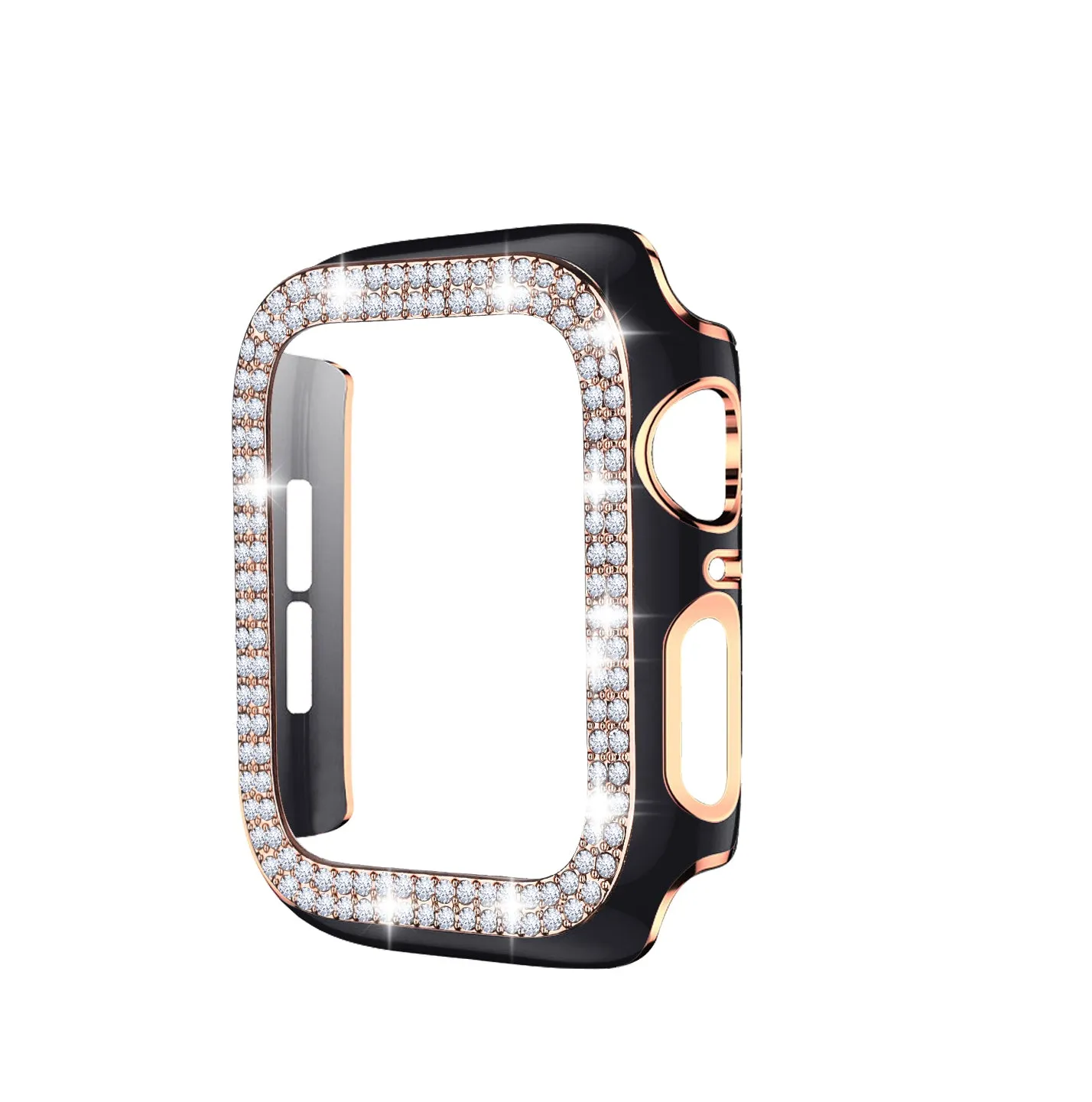 Stylish Bling Bumper Case for Apple Watch-Black