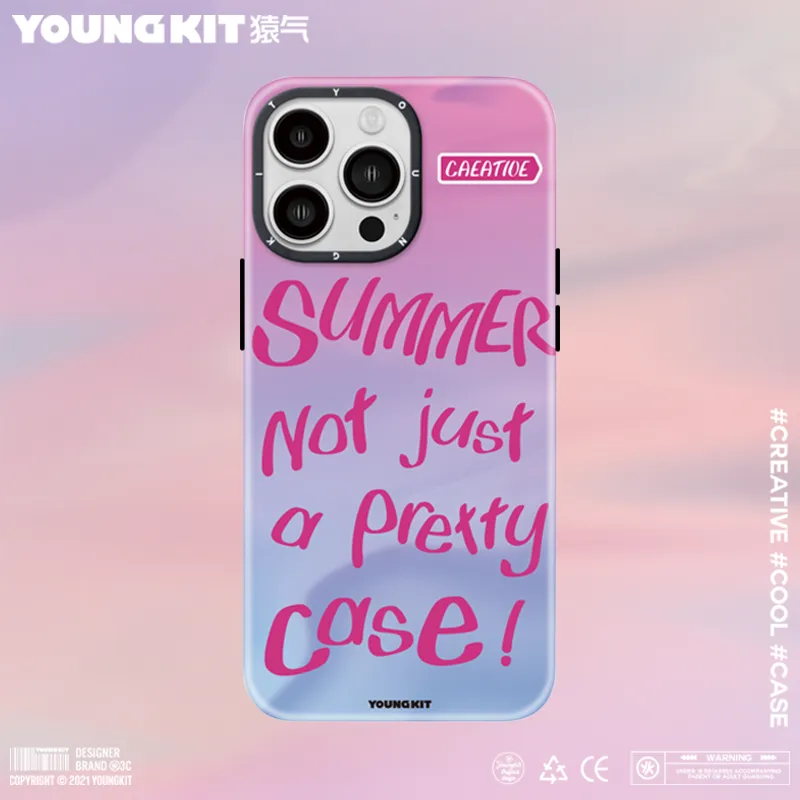 YOUNGKIT Summer Slim Thin Matte Anti-Scratch Back Shockproof Cover Case